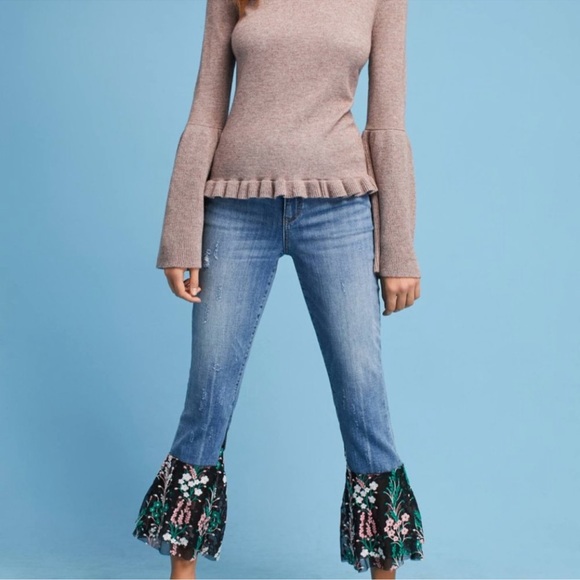 NWT Anthropologie Pilcro and the Letterpress Mid-Rise Slim Denim Boyfriend Jeans - Picture 2 of 12